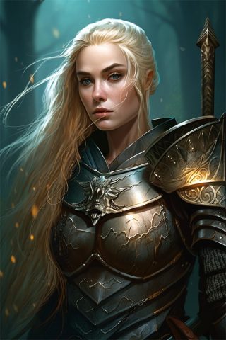 Free Dungeons & Dragons character art - Mythjourneys